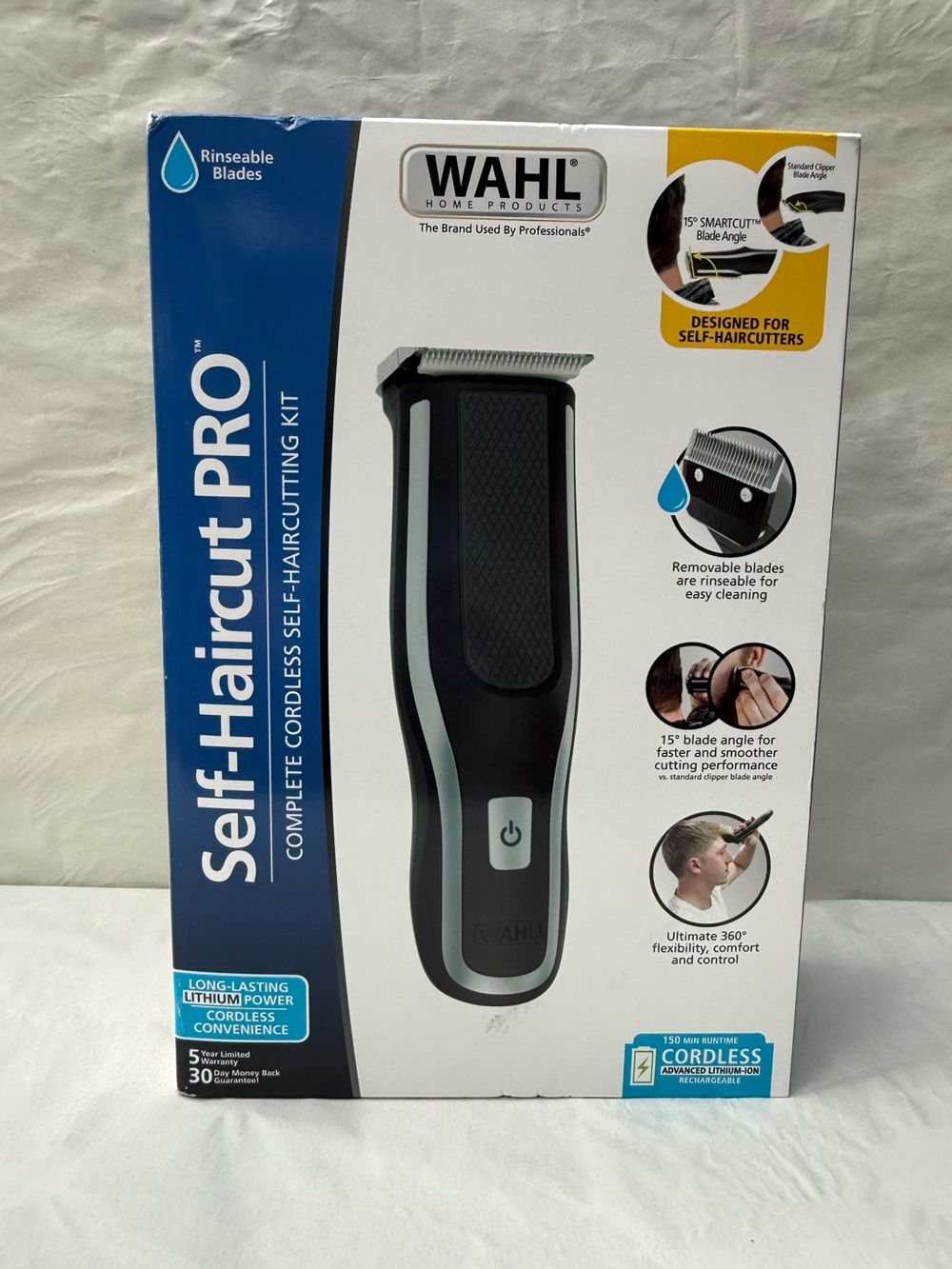 WAHL Self-Haircut PRO Cordless Trimmer - Black - New/Never Opened
